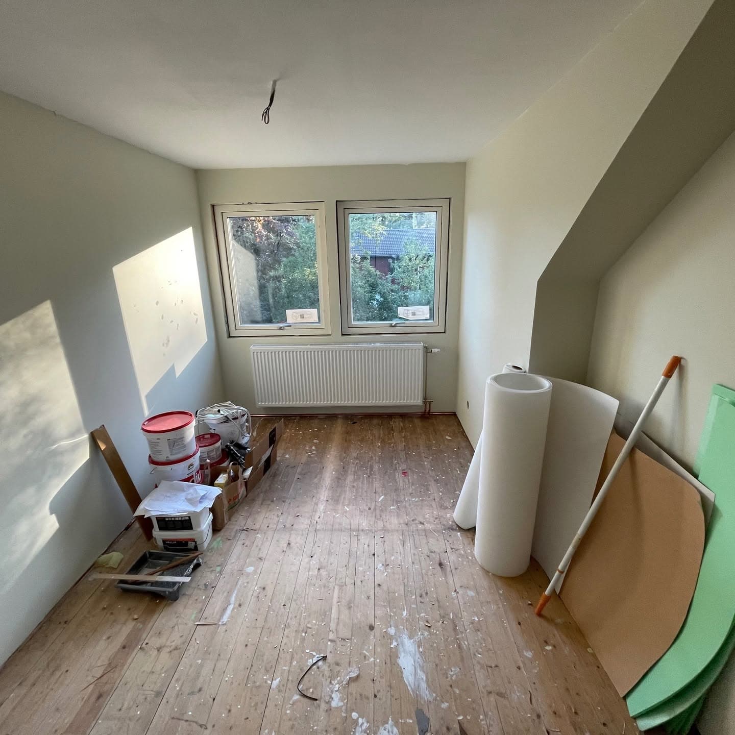 Detalj mot befintlig fasad