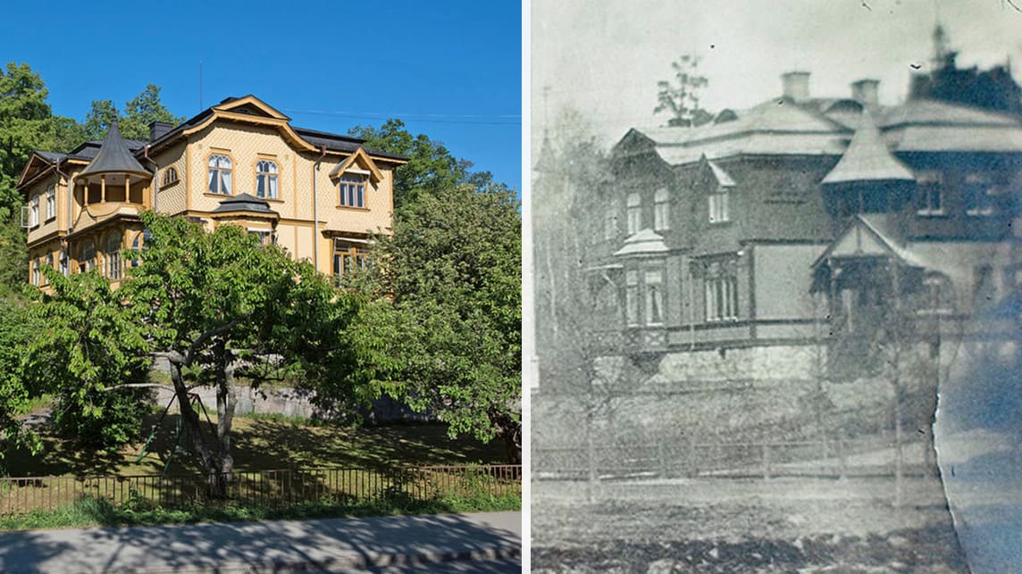 Huset som det såg ut när arbetet började